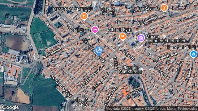 Ubicación de la subastas Subasta de vivienda en VILLAFRANCA DE LOS BARROS