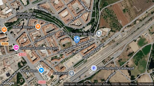 Ubicación de la subastas Subasta de vivienda en CALATAYUD