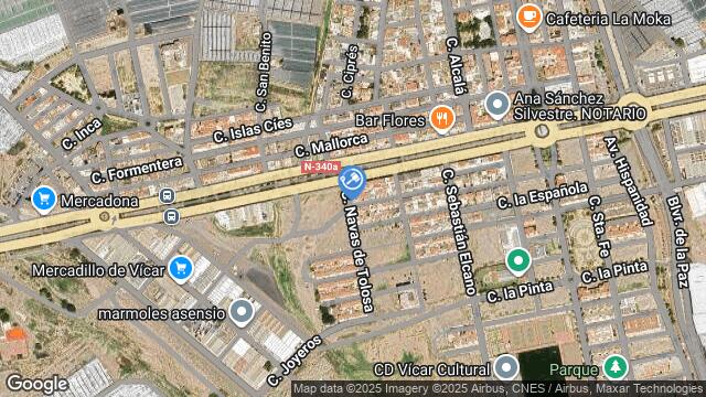 Ubicación de la subastas Subasta de vivienda en VICAR