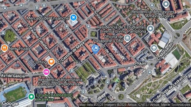 Ubicación de la subastas Subasta de vivienda en Pamplona