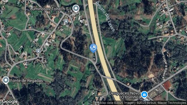 Ubicación de la subastas Subasta de finca rústica en O porriño