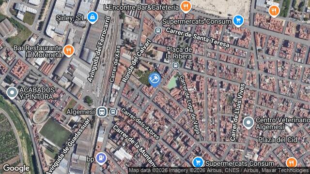 Ubicación de la subastas Subasta de garaje en ALGEMESÍ