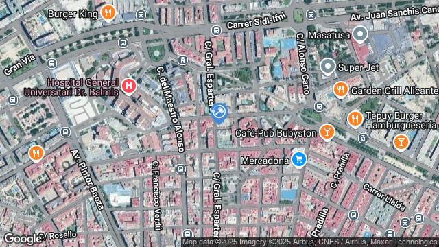 Ubicación de la subastas Subasta de garaje en ALACANT/ALICANTE