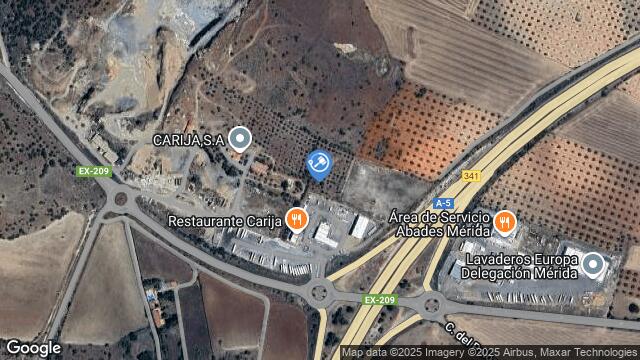 Ubicación de la subastas Subasta de garaje en Mérida