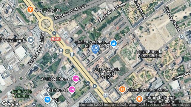 Ubicación de la subastas Subasta de garaje en Murcia