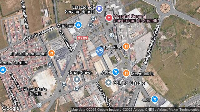Ubicación de la subastas Subasta de fr56 pda camino de onda  ( bechi - castellon) en CASTELLON