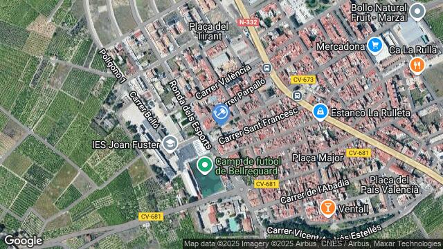 Ubicación de la subastas Subasta de vivienda en GANDIA