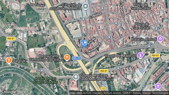 Ubicación de la subastas Subasta de vivienda en Murcia