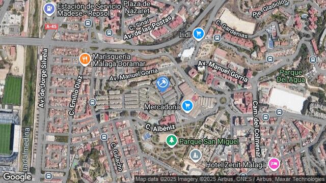 Ubicación de la subastas Subasta de vivienda en MÁLAGA