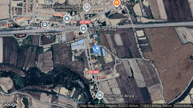 Ubicación de la subastas Subasta de nave industrial en Ariza