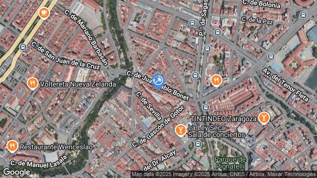 Ubicación de la subastas Subasta de cl juan pablo bonet ( zaragoza) en ZARAGOZA