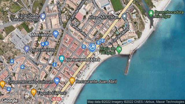 Ubicación de la subastas Subasta de vivienda en ALTEA