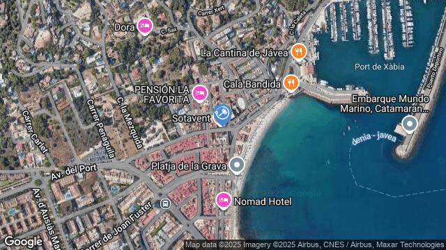 Ubicación de la subastas Subasta de garaje en XABIA-JAVEA
