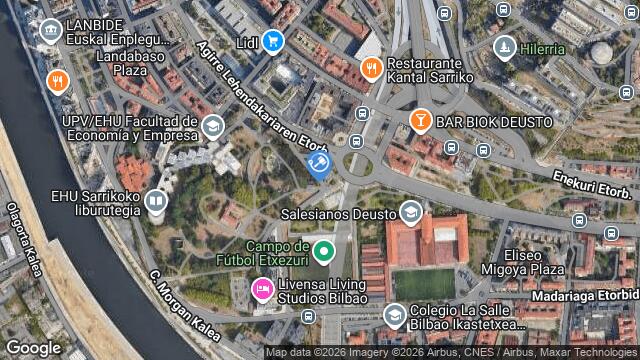 Ubicación de la subastas Subasta de garaje en BILBAO