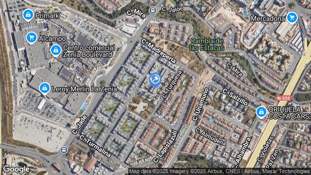 Ubicación de la subastas Subasta de garaje en ORIHUELA