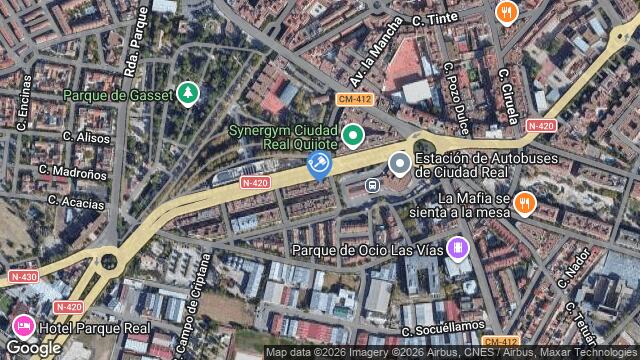 Ubicación de la subastas Subasta de lg parcela 7.4.1 ferroviaria ( ciudad real) en CIUDAD REAL