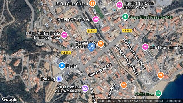 Ubicación de la subastas Subasta de otros en TOSSA DE MAR