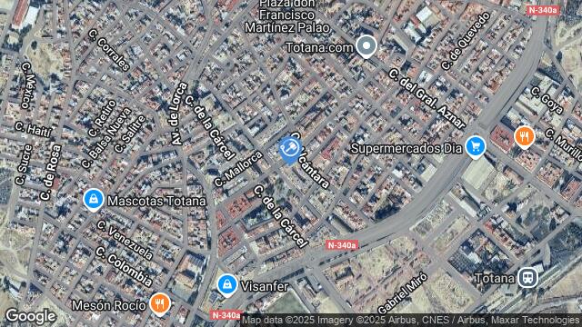 Ubicación de la subastas Subasta de vivienda en Totana