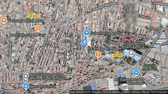 Ubicación de la subastas Subasta de garaje en CHURRIANA DE LA VEGA