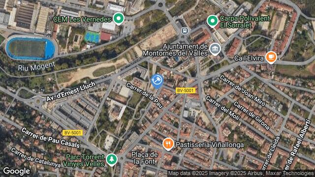 Ubicación de la subastas Subasta de garaje en MONTORNES DEL VALLES