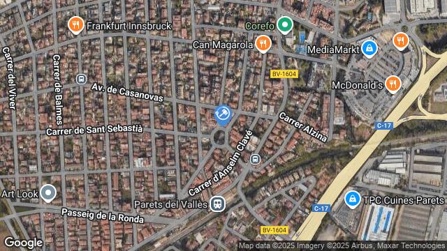 Ubicación de la subastas Subasta de vivienda en Parets del Valles