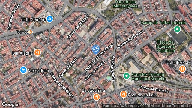 Ubicación de la subastas Subasta de vivienda en BADALONA