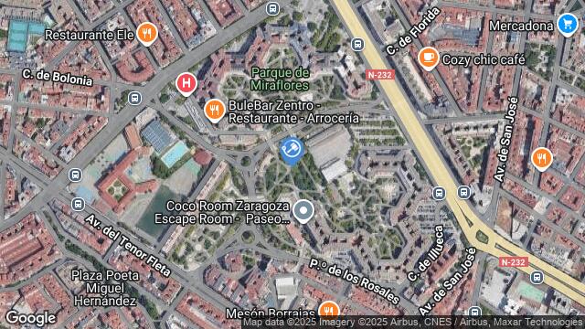 Ubicación de la subastas Subasta de garaje en ZARAGOZA