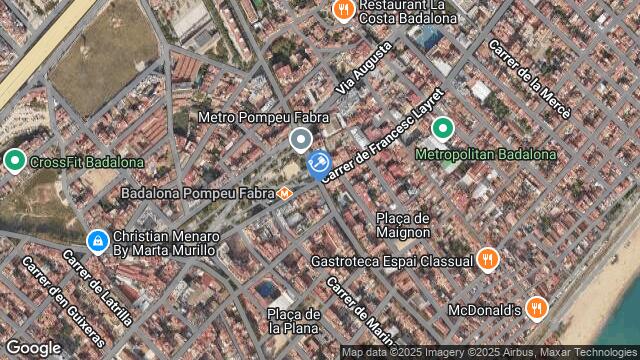 Ubicación de la subastas Subasta de local comercial en BADALONA
