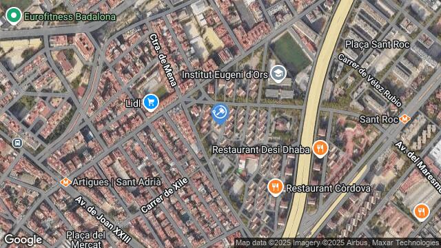 Ubicación de la subastas Subasta de vivienda en Badalona