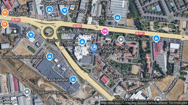 Ubicación de la subastas Subasta de solar en SANTA MARTA DE TORMES