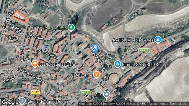 Ubicación de la subastas Subasta de garaje en Cuellar