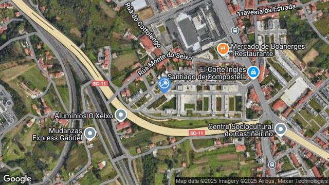Ubicación de la subastas Subasta de garaje en SANTIAGO DE COMPOSTELA