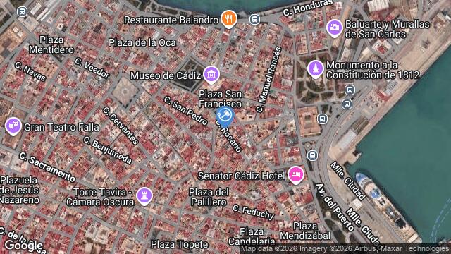 Ubicación de la subastas Subasta de cl beato diego de cadiz ( cÁdiz) en CÁDIZ