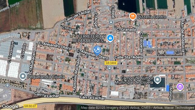 Ubicación de la subastas Subasta de cl alejandro otero en Granada