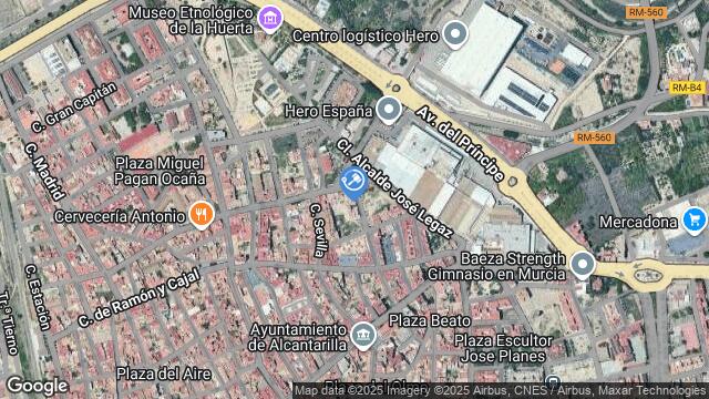 Ubicación de la subastas Subasta de vivienda en ALCANTARILLA