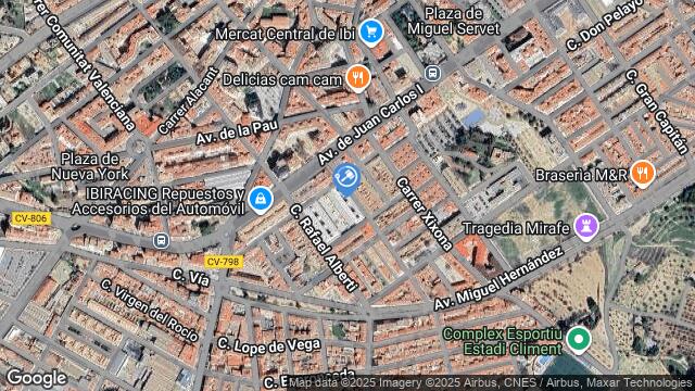 Ubicación de la subastas Subasta de garaje en IBI