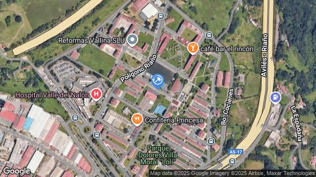 Ubicación de la subastas Subasta de nave industrial en RIAÑO-LANGREO