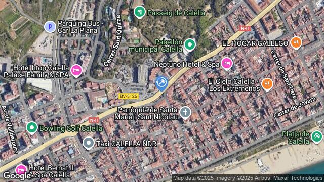 Ubicación de la subastas Subasta de local comercial en CALELLA