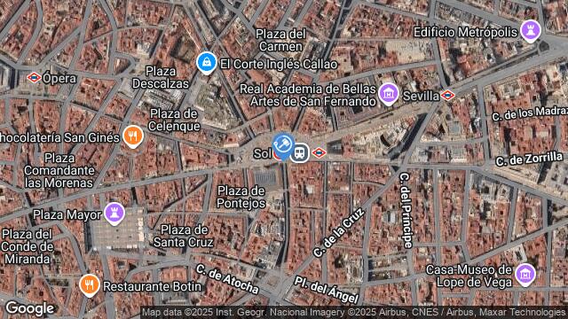 Ubicación de la subastas Subasta de garaje en MADRID