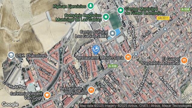 Ubicación de la subastas Subasta de vivienda en LAS GABIAS