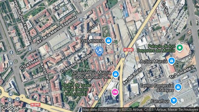 Ubicación de la subastas Subasta de garaje en Murcia