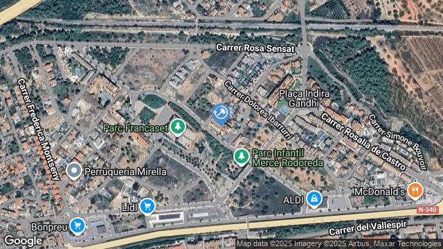 Ubicación de la subastas Subasta de garaje en EL VENDRELL