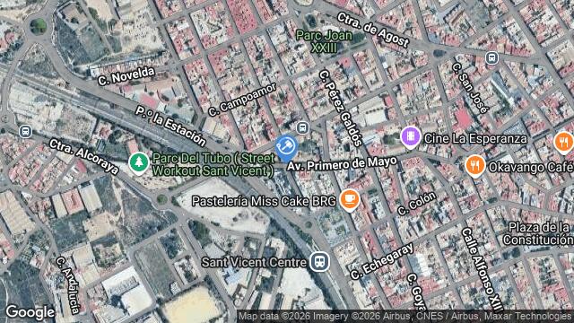 Ubicación de la subastas Subasta de av primero de mayo ( san vicente del raspeig/s) en SAN VICENTE DEL RASPEIG/S