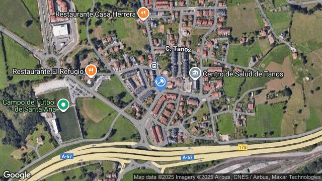 Ubicación de la subastas Subasta de vivienda en TANOS