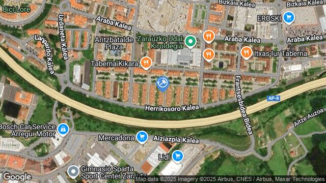 Ubicación de la subastas Subasta de vivienda en Zarautz