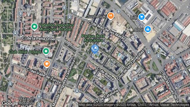 Ubicación de la subastas Subasta de garaje en ZARAGOZA