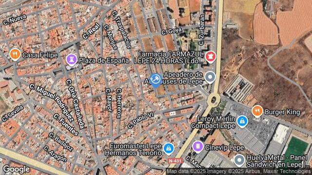 Ubicación de la subastas Subasta de vivienda en LEPE