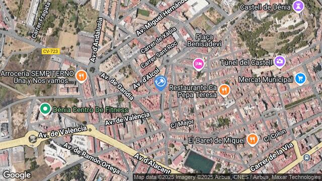 Ubicación de la subastas Subasta de vivienda en DENIA
