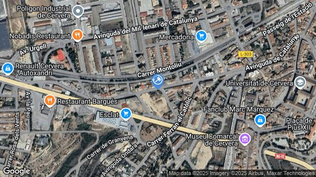 Ubicación de la subastas Subasta de vivienda en Cervera