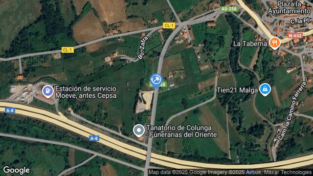 Ubicación de la subastas Subasta de finca rústica en COLUNGA